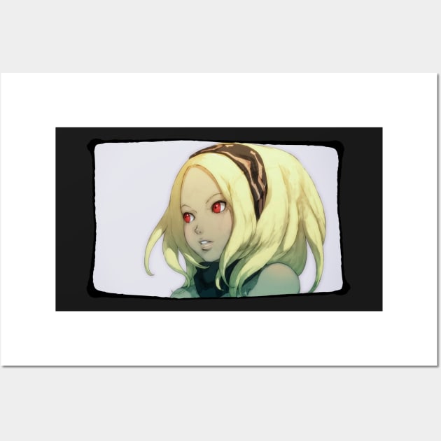 Gravity Rush - Kat Side Portrait Wall Art by Gekidami